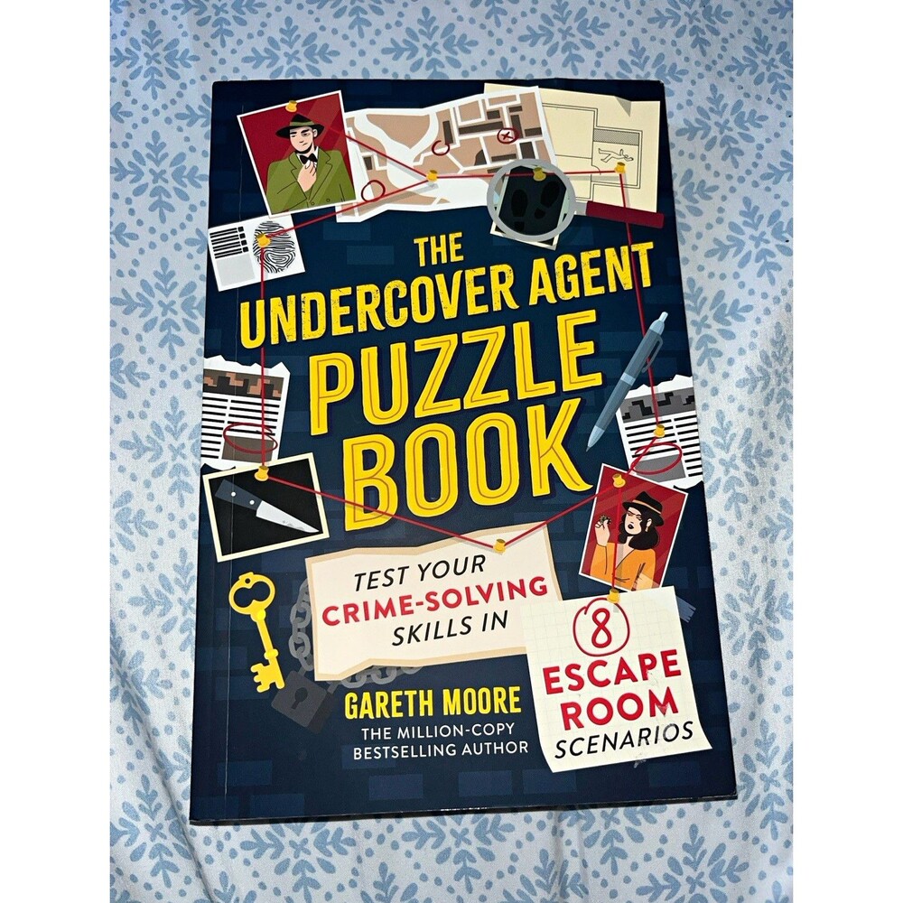 The Undercover Agent Puzzle Book Gareth Moore Escape Room Scenarios PB Illus